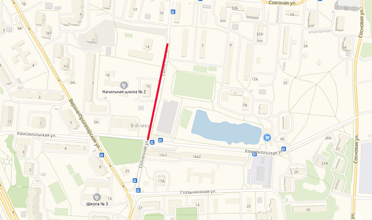 Ограничение движения на Солнечной улице в 8-м микрорайоне Одинцово, 31 декабря в Одинцово перекроют движение транспорта