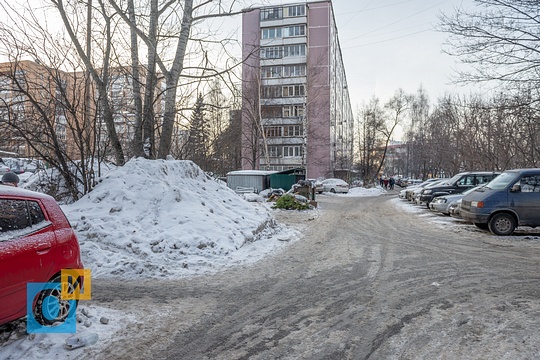 Складирование снега, Союзная улица, 6к2, В Одинцово не убирают снег