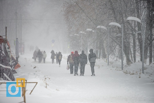 улица Интернациональная завалена снегом, Сильный снегопад в Одинцово