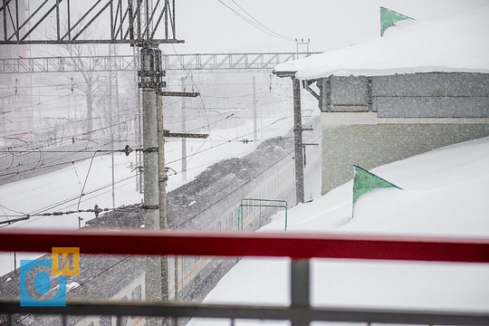 жд станция Одинцово, Сильный снегопад в Одинцово