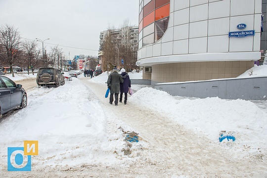 Можайское шоссе, 83А, Как в Одинцово убирают снег после снегопада, Дублёр