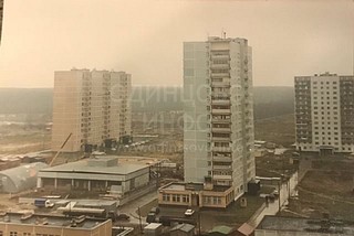 1998 год, 5 микрорайон, вид от Можайского шоссе в сторону «Родников», которых ещё нет