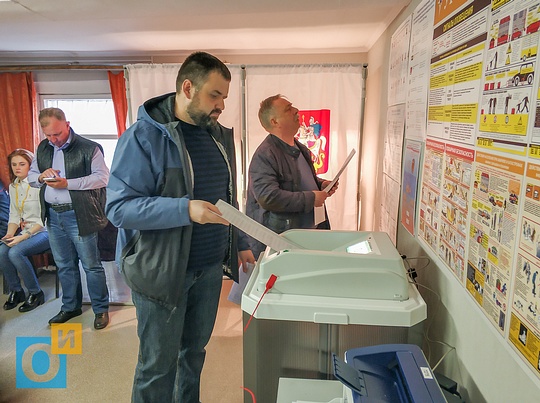Михаил Коротаев проголосовал на УИК в Ромашково, УИК в Ромашково
