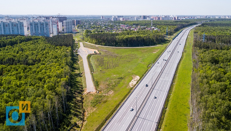 Строительство выезда из Трехгорки остановилось в 50 метрах от Северного обхода Одинцово. На достройку из бюджета требуется 2,3 млрд руб, Состояние на 17.05.2019