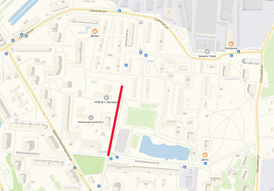Ограничение движения в 8-м микрорайоне Одинцово, 9 мая в центре Одинцово перекроют движение транспорта