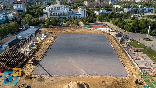 Реконструкция центрального стадиона в Одинцово, Июль 2019, Реконструкция центрального стадиона в Одинцово, Июль 2019