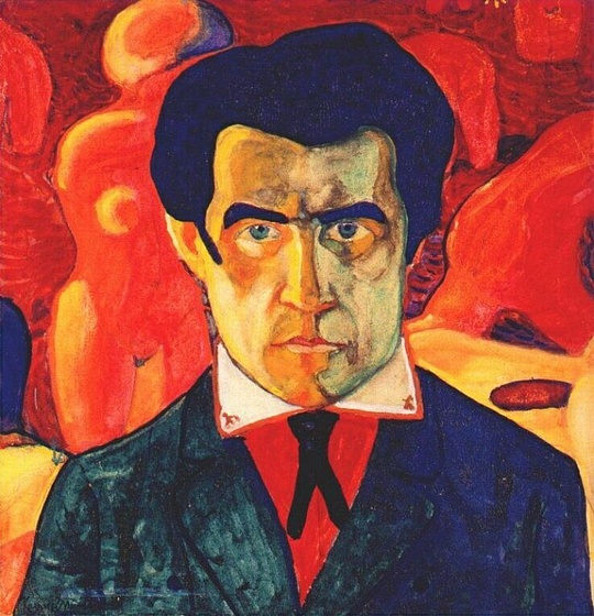 Автопортрет, Казимир Северинович Малевич. Около 1910. Государственная Третьяковская галерея, Август
