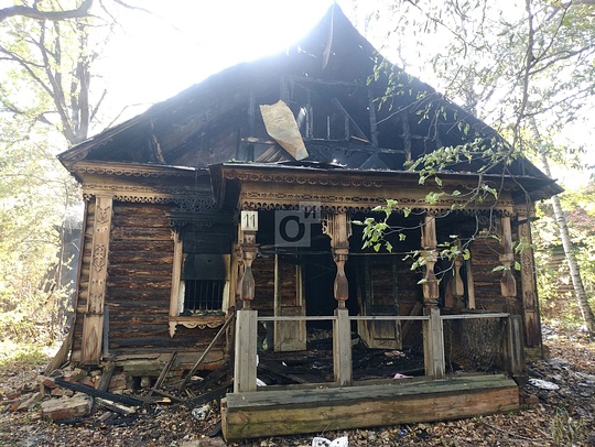 На Интернациональной улице Одинцово сгорел деревянный дом, На Интернациональной улице Одинцово сгорел деревянный дом