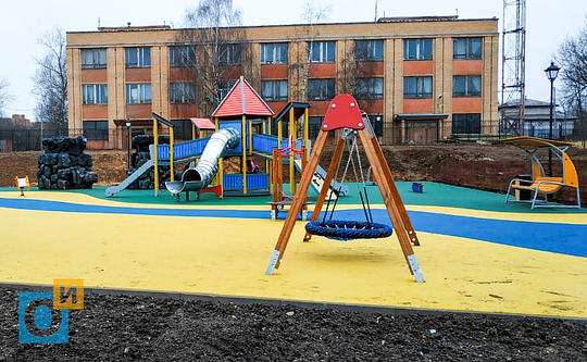 Детская площадка в парке Героев Отечественной войны 1812 года в Голицыно, Завершён второй этап благоустройства парка героев Отечественной войны 1812 года в Голицыно