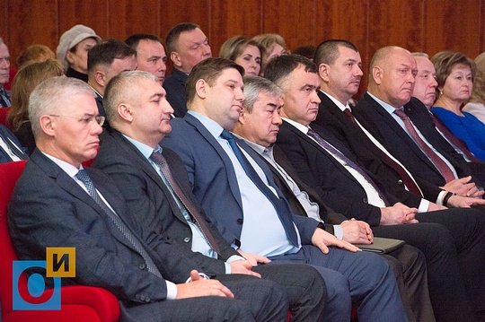 На первом ряду — руководители территориальных управлений Одинцовского городского округа, Муниципальный совет при главе Одинцовского округа 28.01.2020