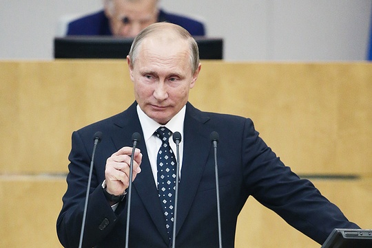 Президент Владимир Путин выступил в Государственной думе, Оксана Пушкина поддержала обнуление президентских сроков Путина