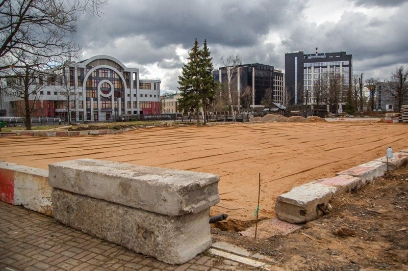Строительная площадка в парке «Малыш» в Одинцово, Главгосстройнадзор опроверг информацию о стройке в детском парке «Малыш» в Одинцово