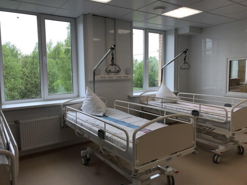 Палата в стационаре Никольской больницы, Стационар Никольской больницы перепрофилировали под приём пациентов с COVID-19