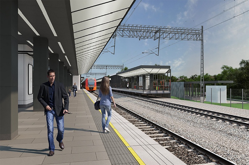 Новые платформы мини-вокзала в Баковке, Новые мини-вокзалы «Баковка» и «Сетунь» откроют до конца 2020 года