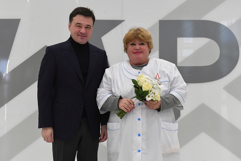 Андрей Воробьёв и Светлана Киян, Пятеро медработников Одинцовской областной больницы награждены орденом Пирогова