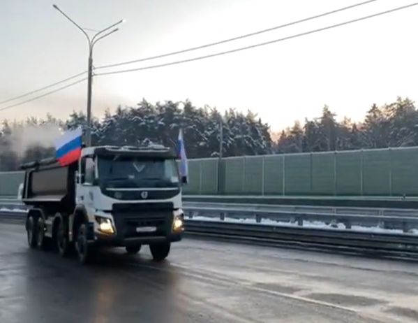 На 25-м км Минского шоссе в Одинцово открыли новую разворотную петлю, Январь