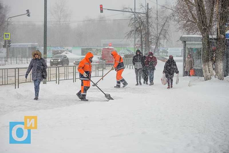 Снегопад в Одинцово, Январь