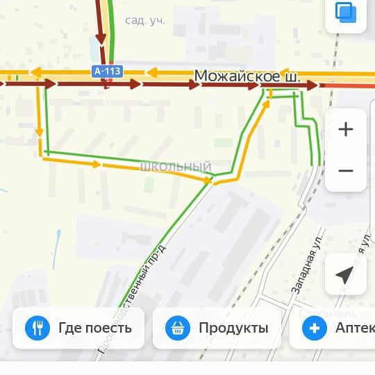 Пробки на Можайском шоссе в районе Больших Вязём, Собянин пообещал сделать постоянными ограничения для транзитных грузовиков