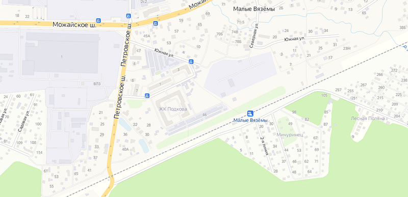 ЖК «Подкова» на карте, Утверждён проект планировки территории мебельной фабрики и части ТПУ в Малых Вязёмах