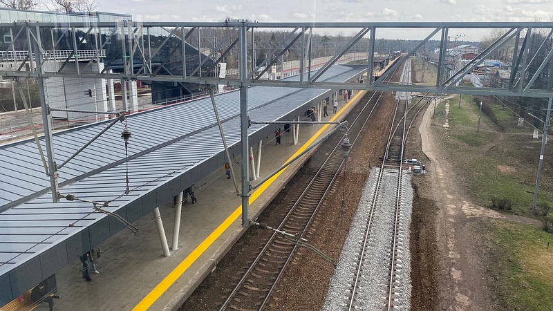 Платформа с навесом, Железнодорожную станцию «Внуково» открыли после реконструкции