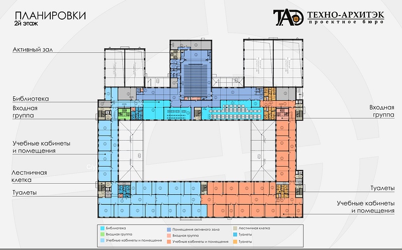 Планировка второго этажа, Школу на 2200 мест в ЖК «Гусарская баллада» построят в 2023 году