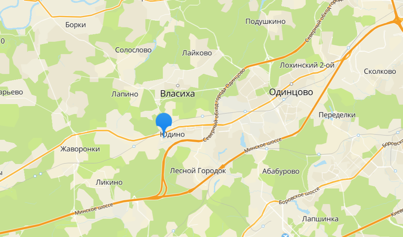 Существующий ритейл-кластер в селе Юдино, В 2022 году рядом с Одинцово откроют ТРЦ «Леденцовопарк»