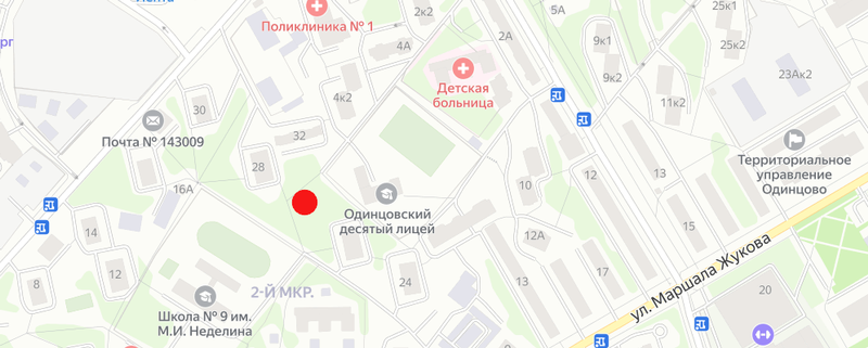 Территория между домами № 26 и 28 на Северной улице, На Северной улице в Одинцово начали благоустраивать «Школьный сквер»