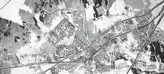 Панорама г. Одинцово 1972г. Со спутника.