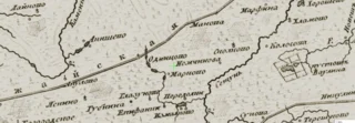 1766 г. Можайское ш. уже в наличии. Старой Смоленской дороги нет