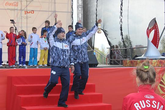 Олимпийский огонь едет в Красногорск, Эстафета Олимпийского огня, elenapr